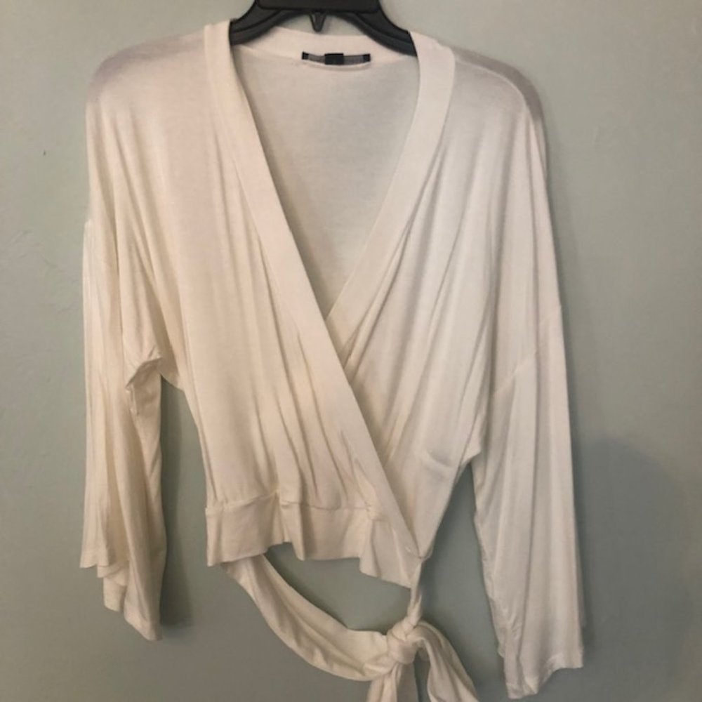 cream colored tie shirt